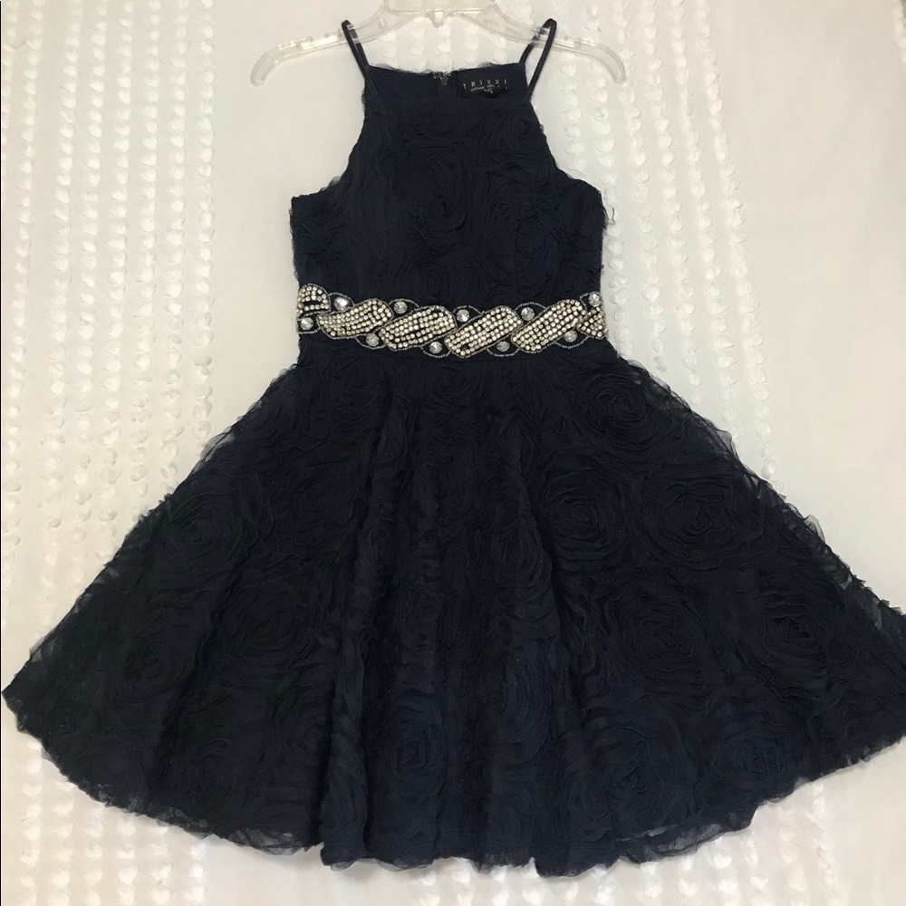 Navy Blue Homecoming Dress